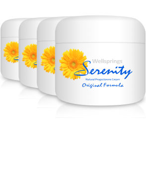 Wellsprings Serenity Cream <br/>(60ml jar) - 4 Pack