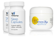 Wellsprings Sleep Capsules and Serenity Cream Pack