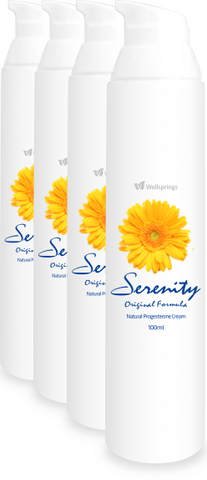 Wellsprings Serenity Cream <br/>(100ml pump bottle) - 4 Pack